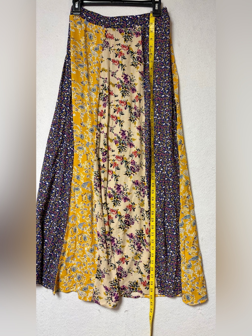 NATURAL LIFE
Valentina Maxi Skirt - Yellow
Cream Floral Boho Minimalist 
Size M - Picture 8 of 8